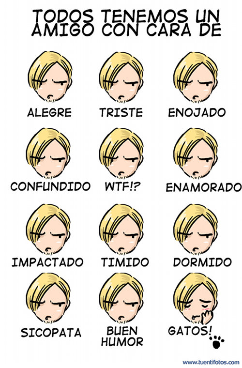 Dibujos de Tenemos Un Amigo Con Cara De