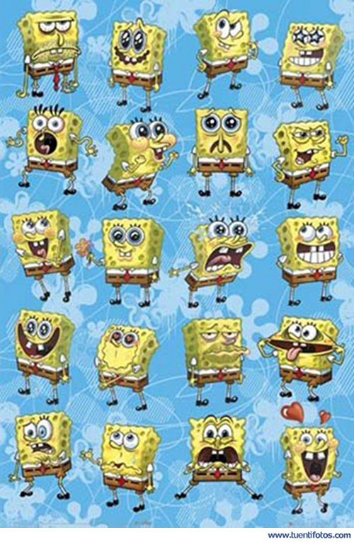 Dibujos de Amigos En Bob Esponja