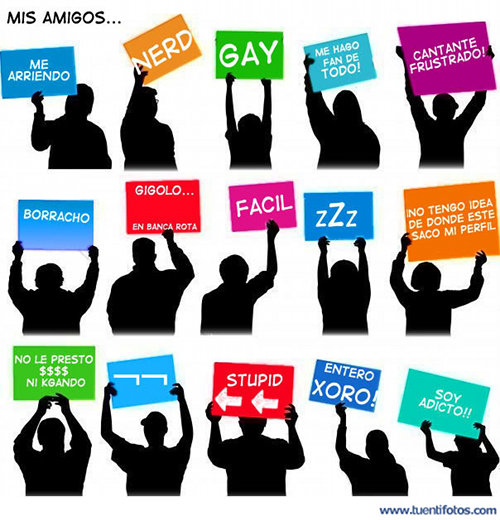 Dibujos de Amigos En Carteles