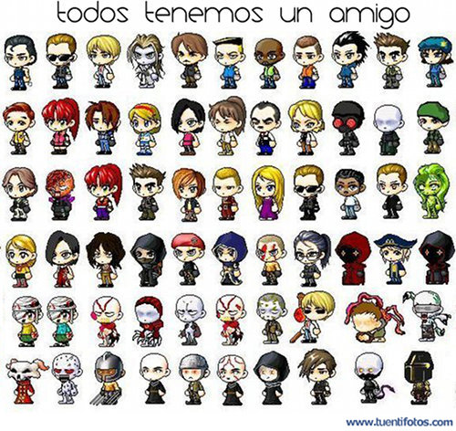 Dibujos de Amigos En Miniatura