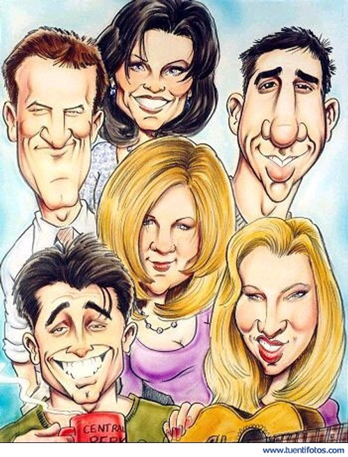 Series de Caricatura Friends