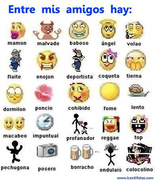 Dibujos de Entre mis amigos hay