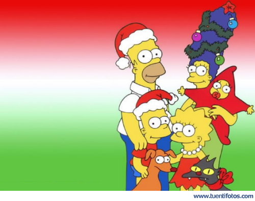 Series de Familia Simpson En Navidad