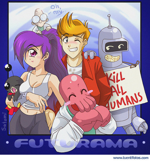 Series de Futurama Anime Tierno