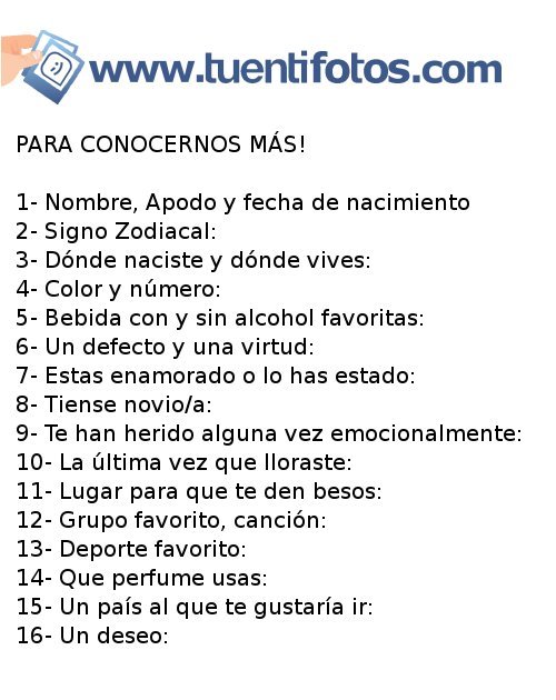 Textos de Para Conocernos Mas