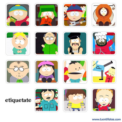 Series de Personajes De South Park