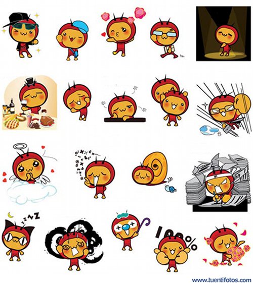 Dibujos de Personitas Rojas