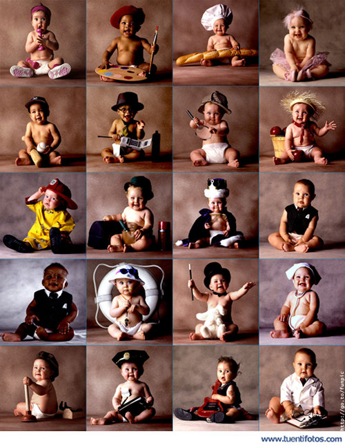 Personas de Profesionales Bebes