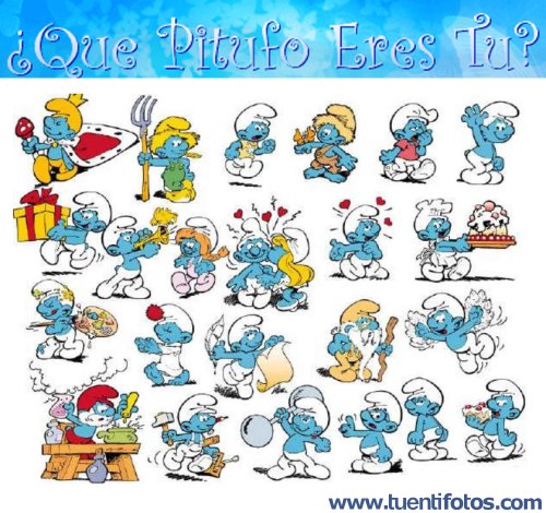 Dibujos de Que Pitufo Eres Tu