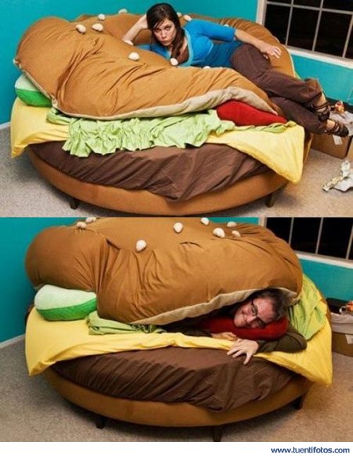Increibles de Cama Hamburgesa