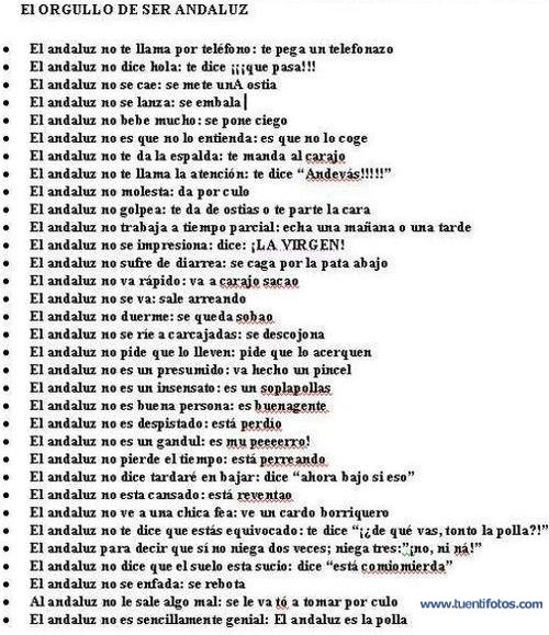 Frases de El Orgullo de Ser Andaluz