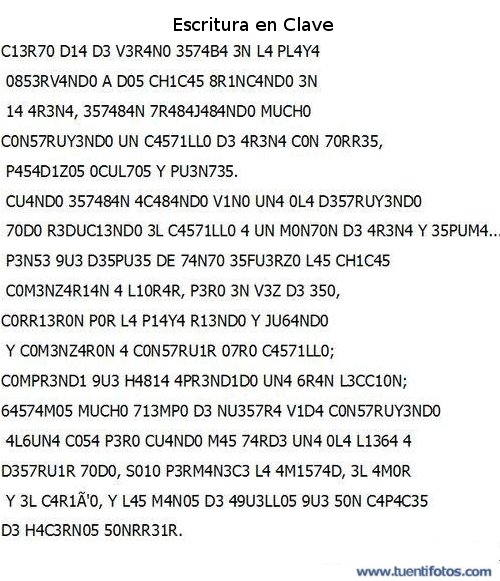 Increibles de Escritura En Clave