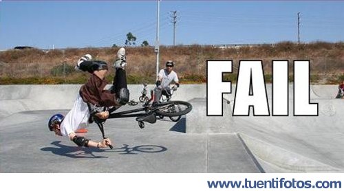 Putadas de Caida En Bicicleta