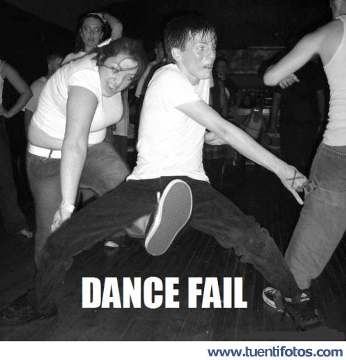 Putadas de Dance Fail