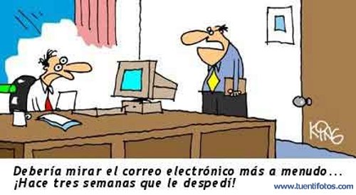 Chistes de Despedido por Email