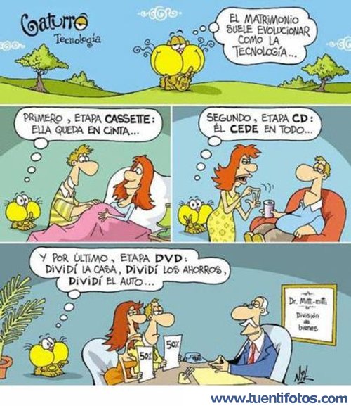 Chistes de Evolución Del Matrimonio