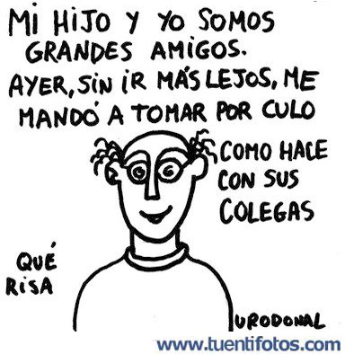 Chistes de Mi hijo y yo somos