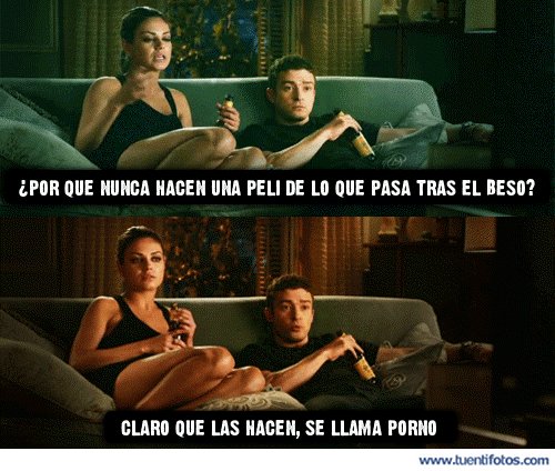 Bromas de Peli Tras El Beso