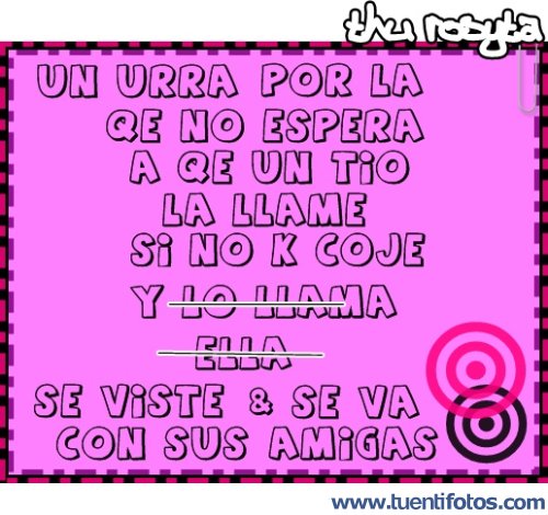 Textos de Se Va Con Sus Amigas