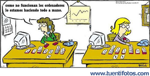 Chistes de Secretarias Sin Ordenadores