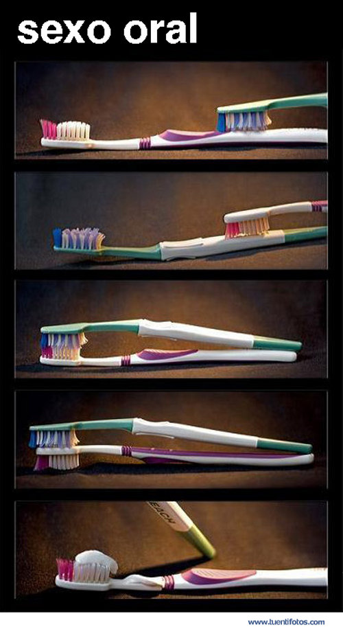 Bromas de Sexo Oral De Cepillos Bucales