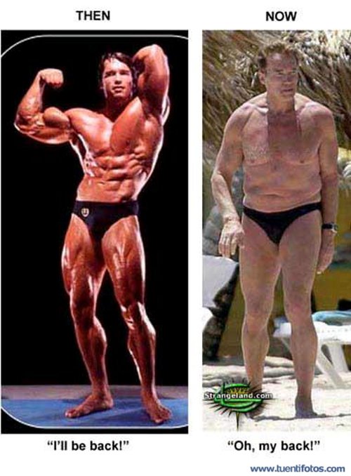 Personas de Terminator Antes Y Ahora