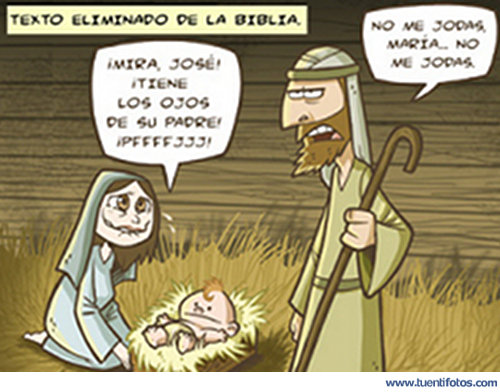 Chistes de Texto Eliminado De La Biblia