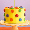 Miniatura de Felicidades Tarta Amarilla