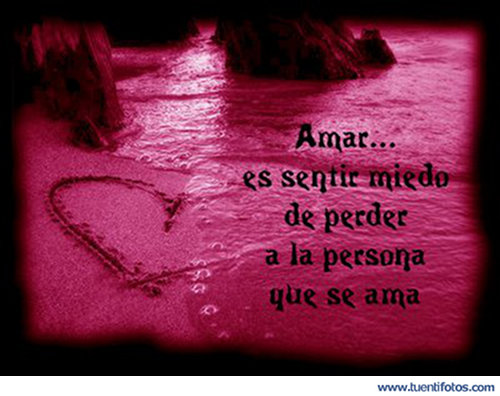 Amor de Amar Es Sentir Miedo 