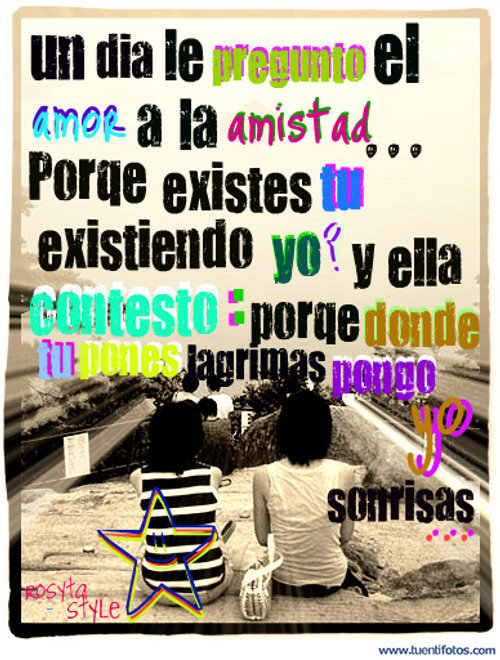 Amistad de El Amor Le Preguntó