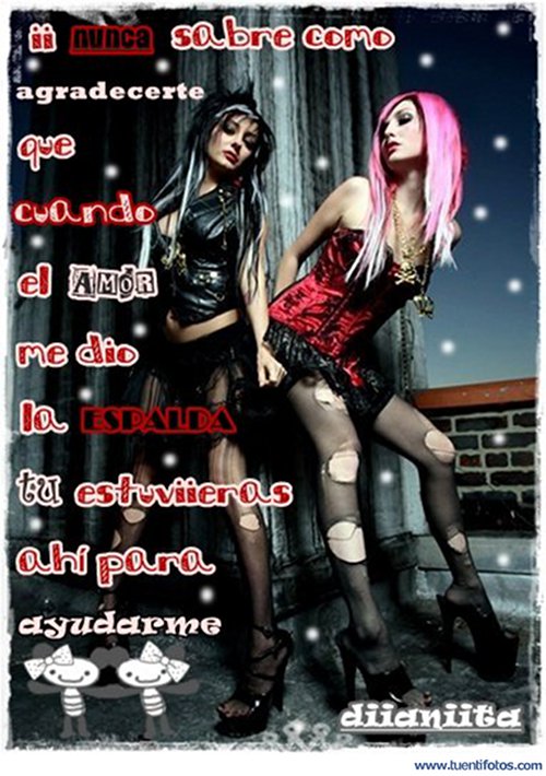 Amistad de El Amor Me Dio La Espalda