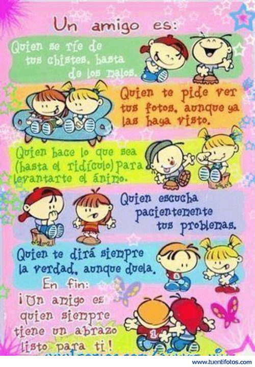 Amistad de Quienes Son Los Amigos