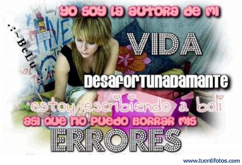 Textos de Soy la Autora de Mi Vida