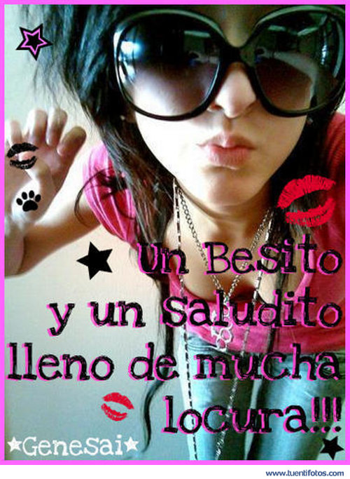 Amistad de Un Besito y un Saludito